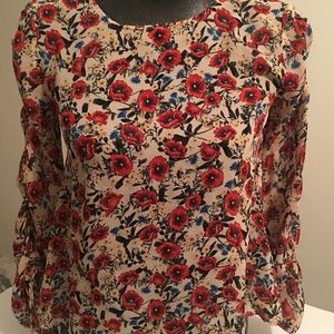 ZARA Georgette blouse size small